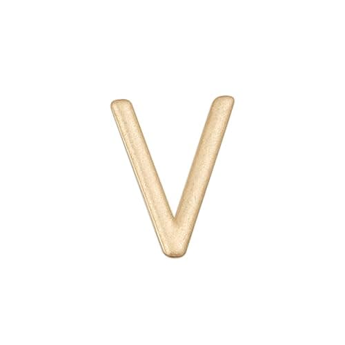 VULETO 18K Gold Plated A-Z Initial Beadedbracelet Set