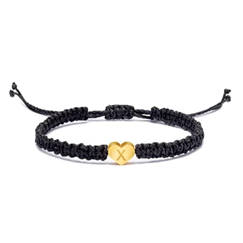 Customized Initial Bracelets for Women, Teens, Couples, Families