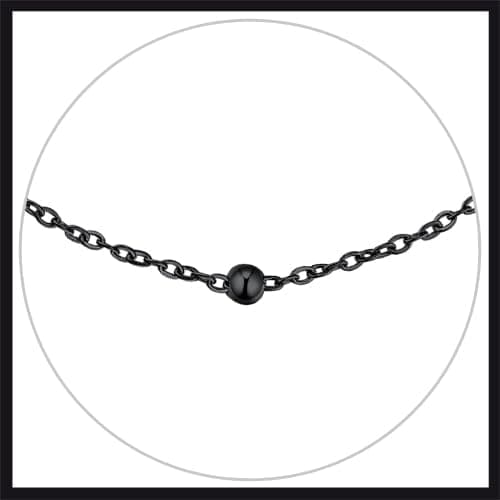 FaithHeart Women's Silver Stainless Steel Anklets(luaan link/beaded/Figaro) Summer Beach Jewelry, Adjustable & Waterproo