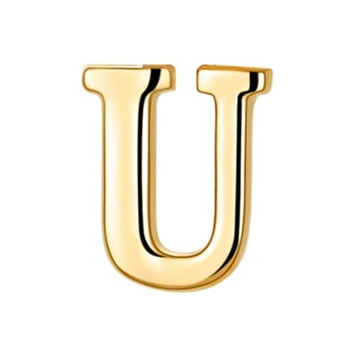 Monzo Gold Plated Initial Bracelet for Women Personalized Mothers Day Gift