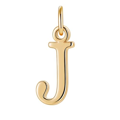 Turandoss Dainty 18K Gold Plated Initial Bracelet