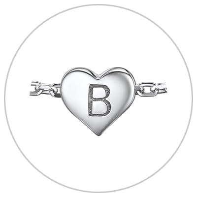 Silvora Initial Bracelets for Women