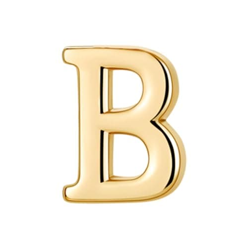 Monzo Gold Plated Initial Bracelet for Women Personalized Mothers Day Gift