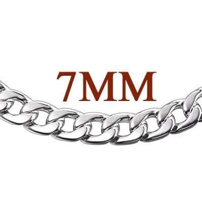 18K Gold or Rose Gold Stainless Steel Heart/Rope/Figaro/Cuban Chain Ankletbracelet, 25-30 CM
