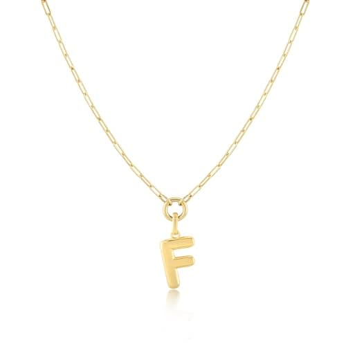 Layered Initial Necklace for Women