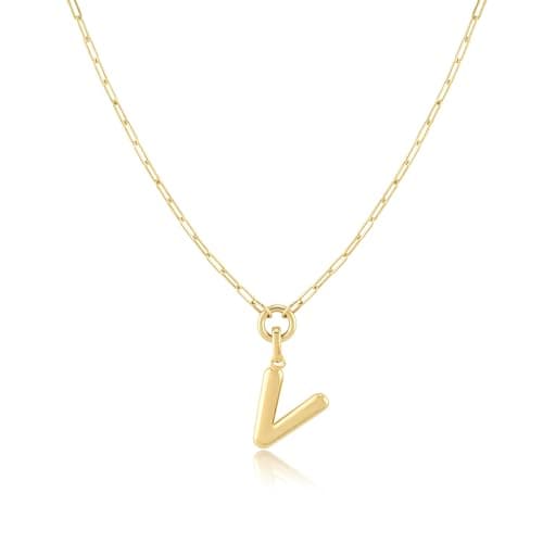 Layered Initial Necklace for Women