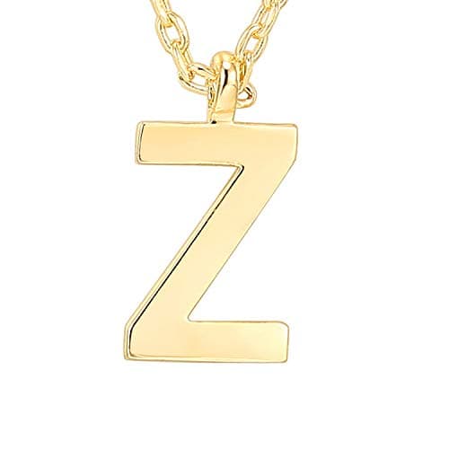 PavoI 14K Gold Plated Initial Necklace for Women