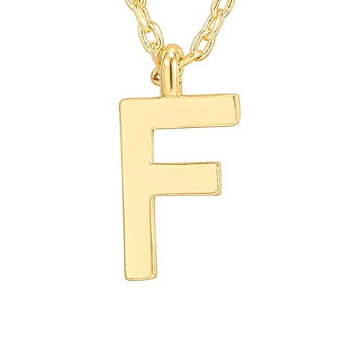 PavoI 14K Gold Plated Initial Necklace for Women