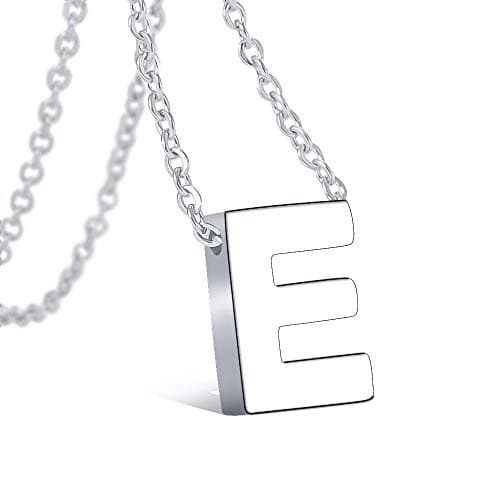 Tarsus Initial Cubic Zirconia Necklace Adjustable Chain 18" + 2"