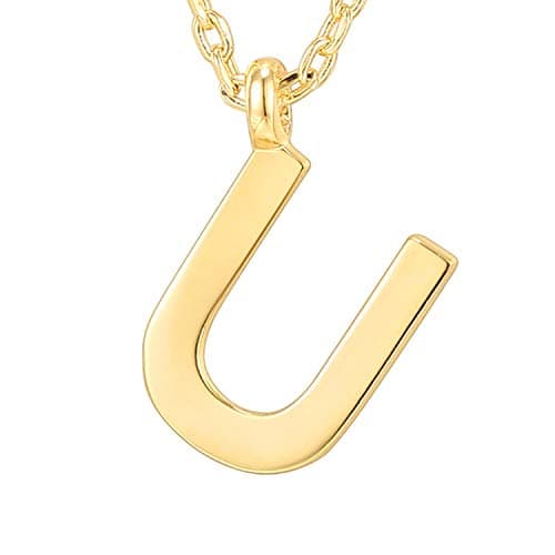 PavoI 14K Gold Plated Initial Necklace for Women