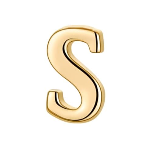 Monzo Gold Plated Initial Bracelet for Women Personalized Mothers Day Gift