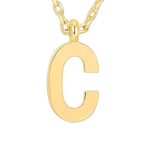 PavoI 14K Gold Plated Initial Necklace for Women