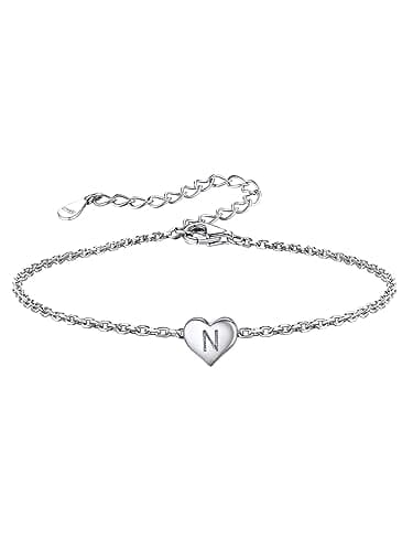 Silvora Initial Bracelets for Women