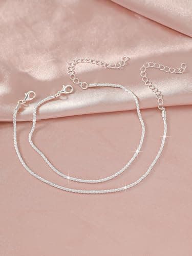 Sora Tuki Women's Waterproof Silver & Gold Anklets & Bracelets