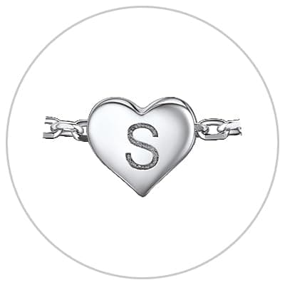Silvora Initial Bracelets for Women