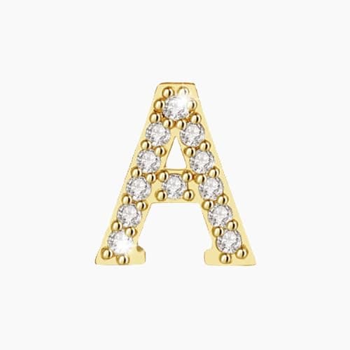 Turandoss Gold Heart Initial Necklace for Women