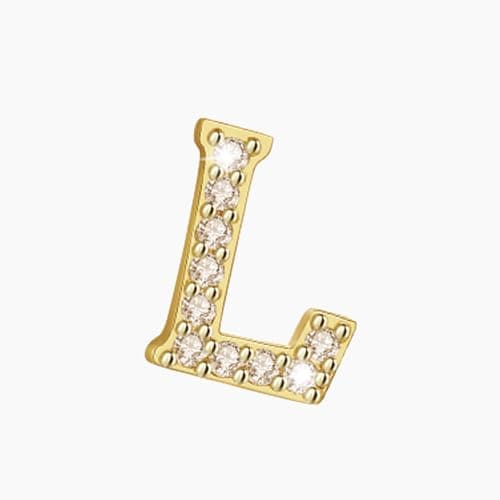 Turandoss Gold Heart Initial Necklace for Women