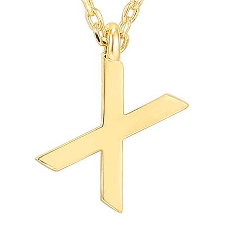 PavoI 14K Gold Plated Initial Necklace for Women