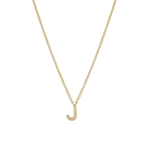 Hayopi Gold Plated Personalized Initial Choker Necklace for Women