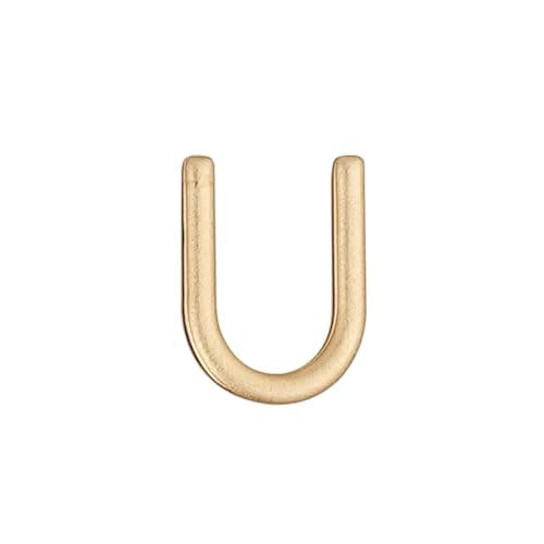 VULETO 18K Gold Plated A-Z Initial Beadedbracelet Set
