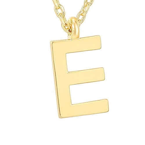PavoI 14K Gold Plated Initial Necklace for Women