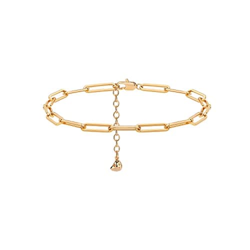 MEVECCO Gold Plated Dainty Anklet for Women Boho Beach Jewelry