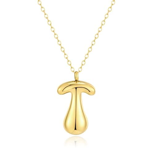 Kainier Colorful Balloon Alphabet Name Pendant 14K Gold Plated Necklaces…