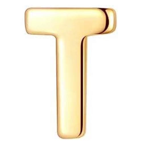 Staligue Gold Initial Bracelet 18K Gold Plated Stainless Steel Coin Disc Engagement