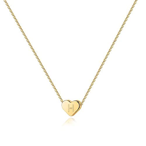 PavoI 14K Gold Plated Tiny Heart Necklace | Personalized Choker for Women