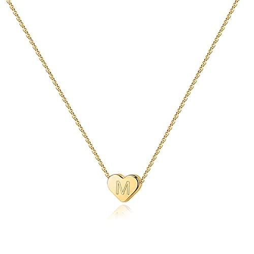 PavoI 14K Gold Plated Tiny Heart Necklace | Personalized Choker for Women