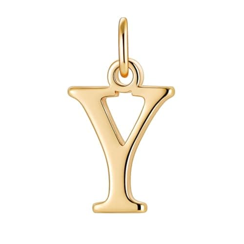 Turandoss Dainty 18K Gold Plated Initial Bracelet