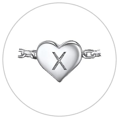 Silvora Initial Bracelets for Women