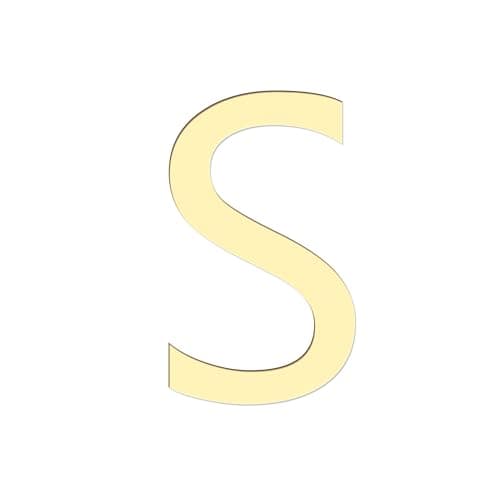 Stainless Steel 18k Gold Plated Initial Bracelet A-Z