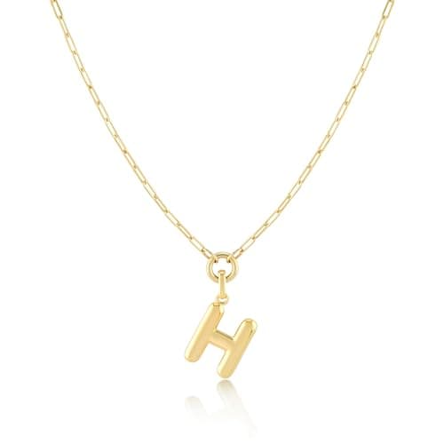 Layered Initial Necklace for Women