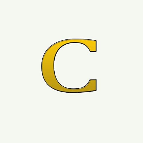 Personalized 18K Gold Plated Stainless Steel Monogram Initial Choker Necklace for Women