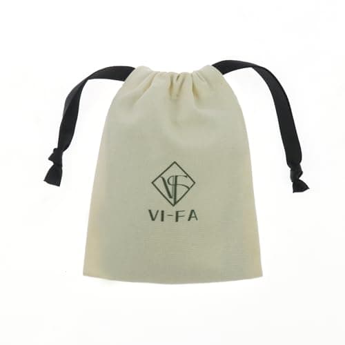 VI-FA Men's Cross Necklace with Pave CZ Pendant & 22-Inch Box Chain