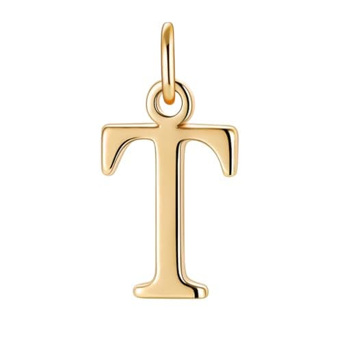 Turandoss Dainty 18K Gold Plated Initial Bracelet