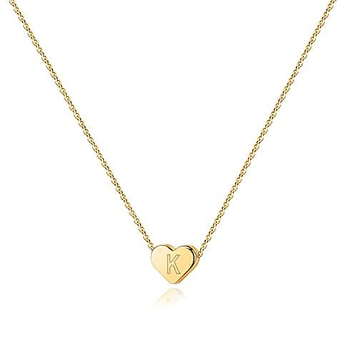 PavoI 14K Gold Plated Tiny Heart Necklace | Personalized Choker for Women
