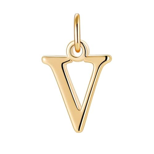 Turandoss Dainty 18K Gold Plated Initial Bracelet