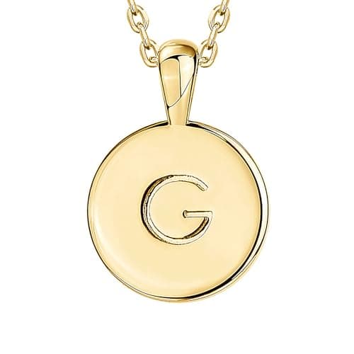 PavoI 14K Gold Plated Initial Letter Necklace for Women