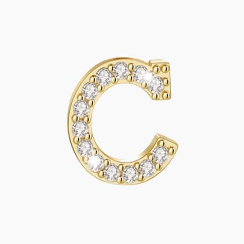 Turandoss Gold Heart Initial Necklace for Women