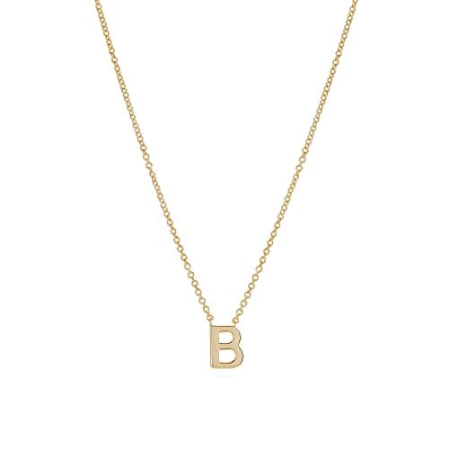 Hayopi Gold Plated Personalized Initial Choker Necklace for Women