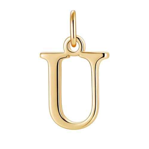 Turandoss Dainty 18K Gold Plated Initial Bracelet