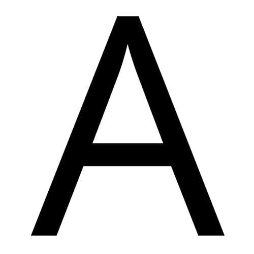Trendsmax Yellow Gold Plated Stainless Steel A-Z Letter Necklace Mens Womens