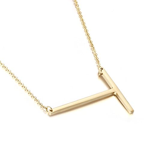 Big Letter Stainless Steel Initial Pendant Jewelry for Women Best Friends Gifts