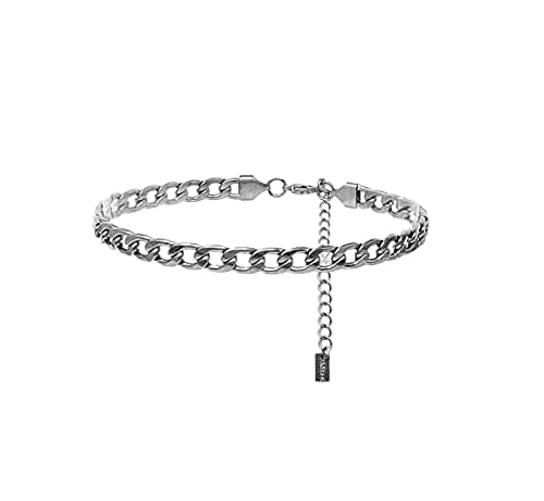 Fashion 21 Stainless Steel Cuban Rope Chain Anklet for Women Adjustable Waterproof Beach Fashion