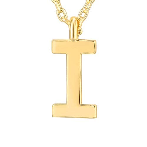 PavoI 14K Gold Plated Initial Necklace for Women