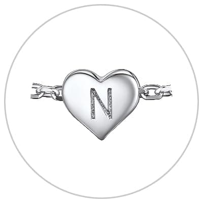 Silvora Initial Bracelets for Women