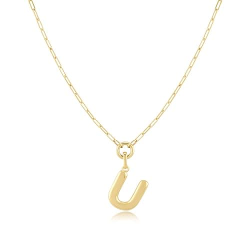 Layered Initial Necklace for Women