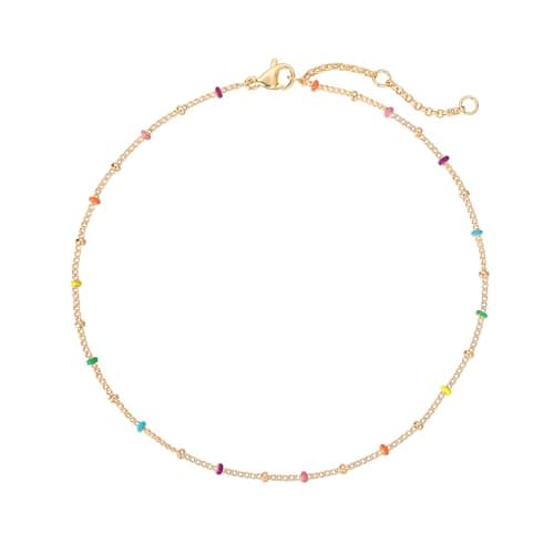 MEVECCO Gold Plated Dainty Anklet for Women Boho Beach Jewelry